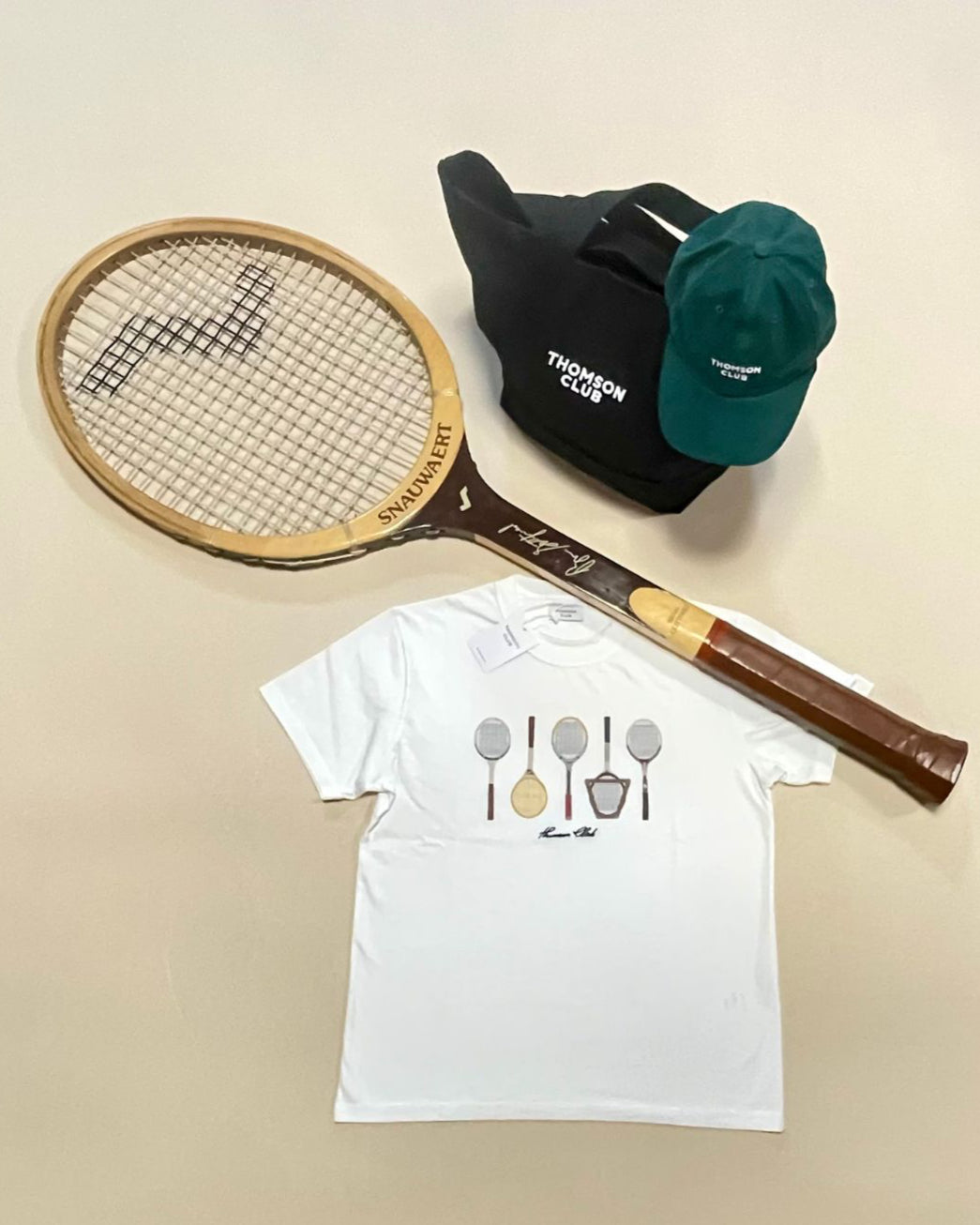 The Vintage Rackets T-Shirt - White