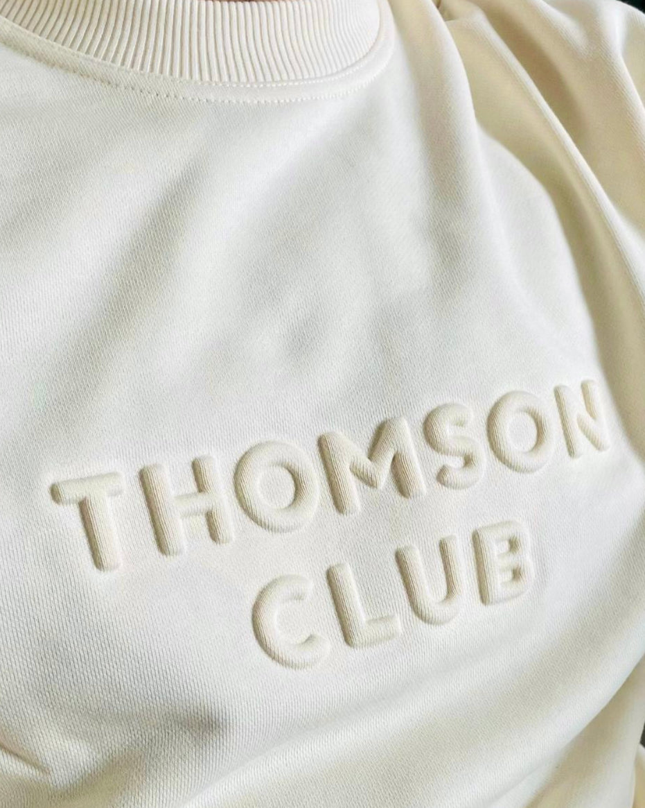 The Logo Box Sweat - Ivory.