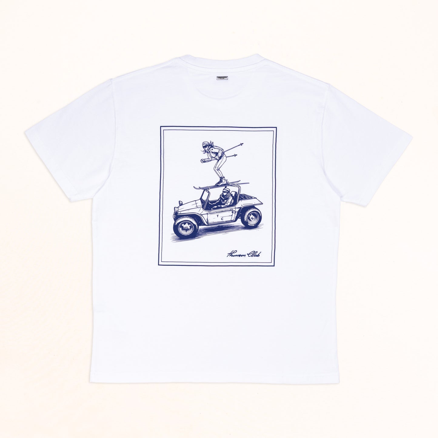 Ski on Wheels T-Shirt White