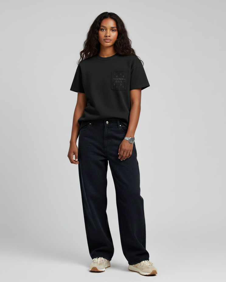 The Special Pocket T-Shirt - Black.