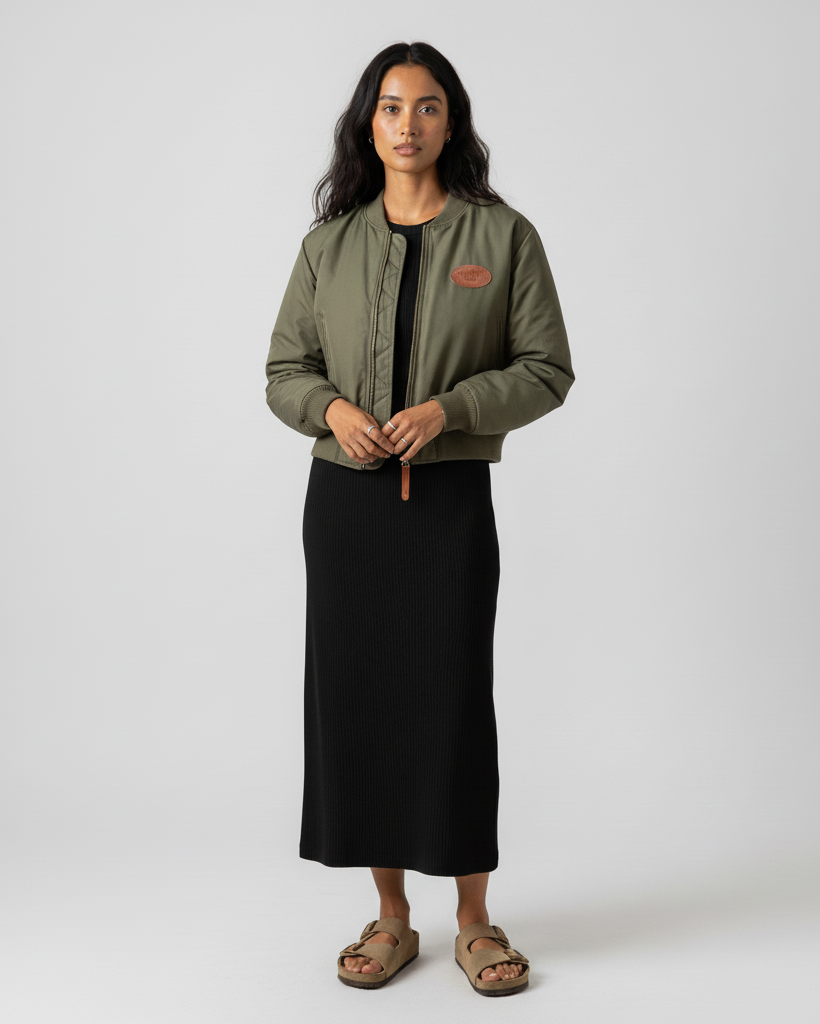 The TC Bomber Jacket - Khaki.