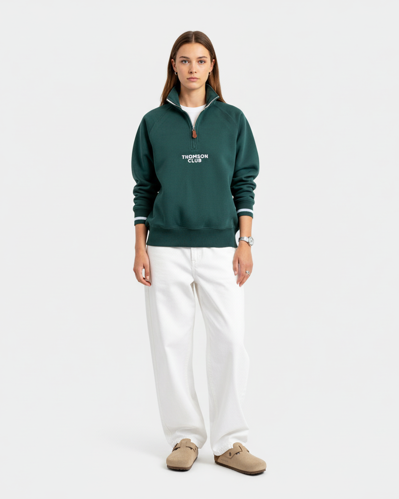 The TC Quarter-Zip - Green.