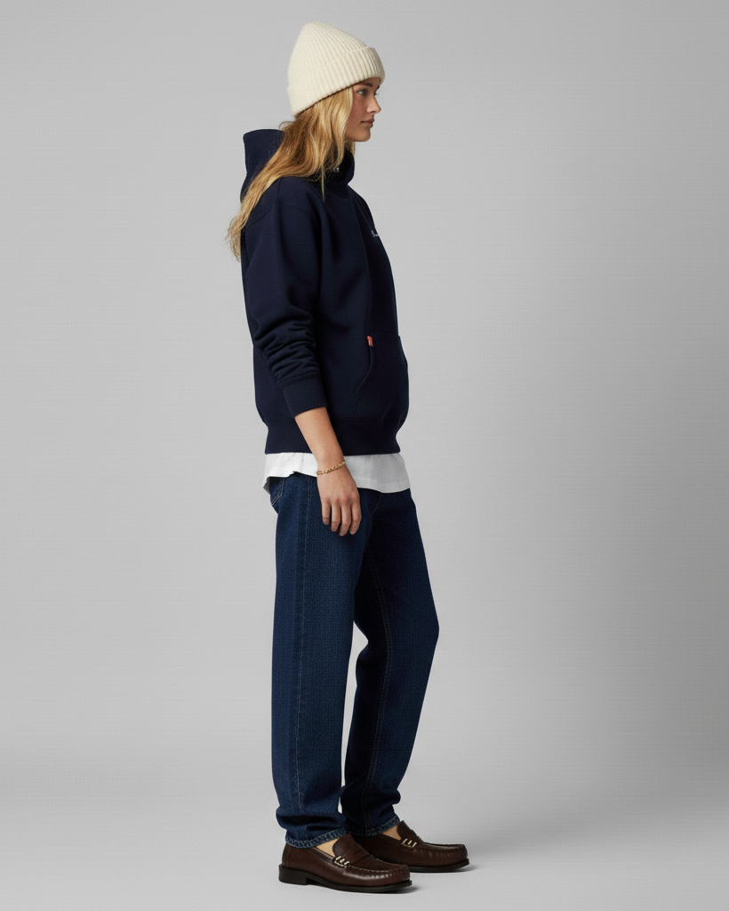 The Signature Hoodie - Blue Navy.