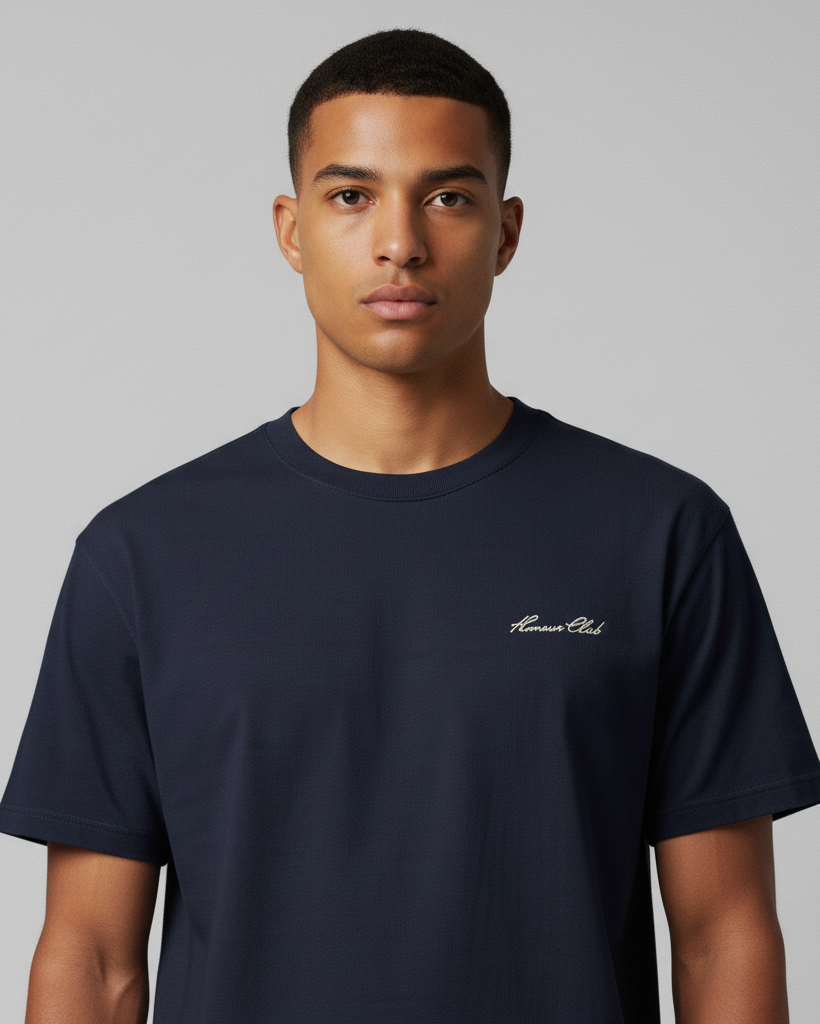 The Signature T-Shirt - Blue Navy
