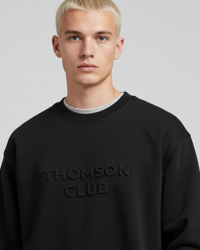 The Logo Box Sweat - Black