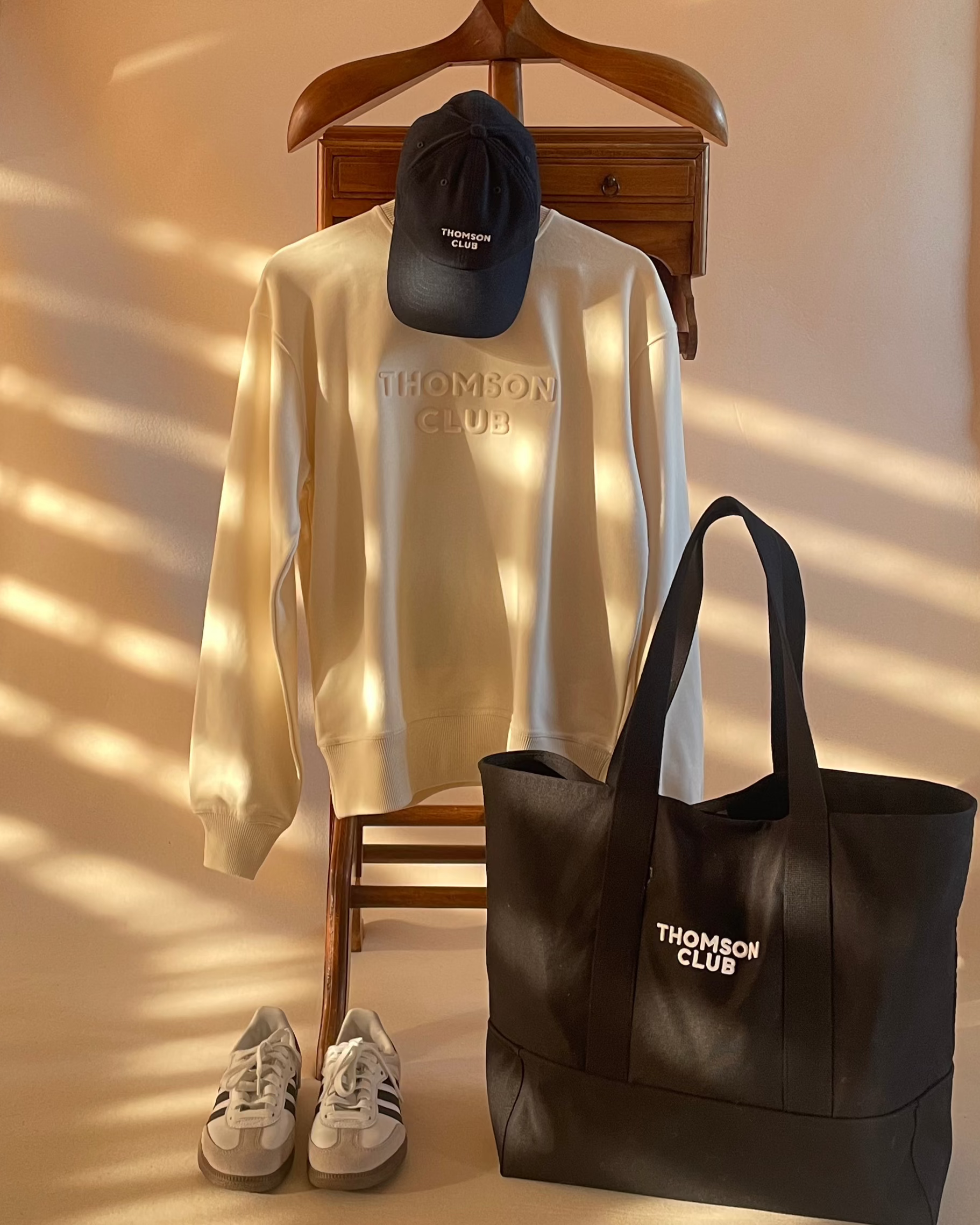 The Logo Box Sweat - Ivory