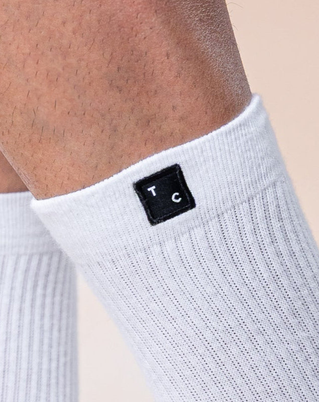 The TC Socks - White
