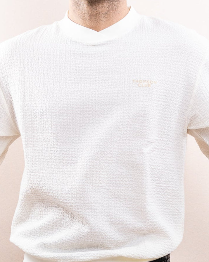 The Seersucker Sweat – Ivory