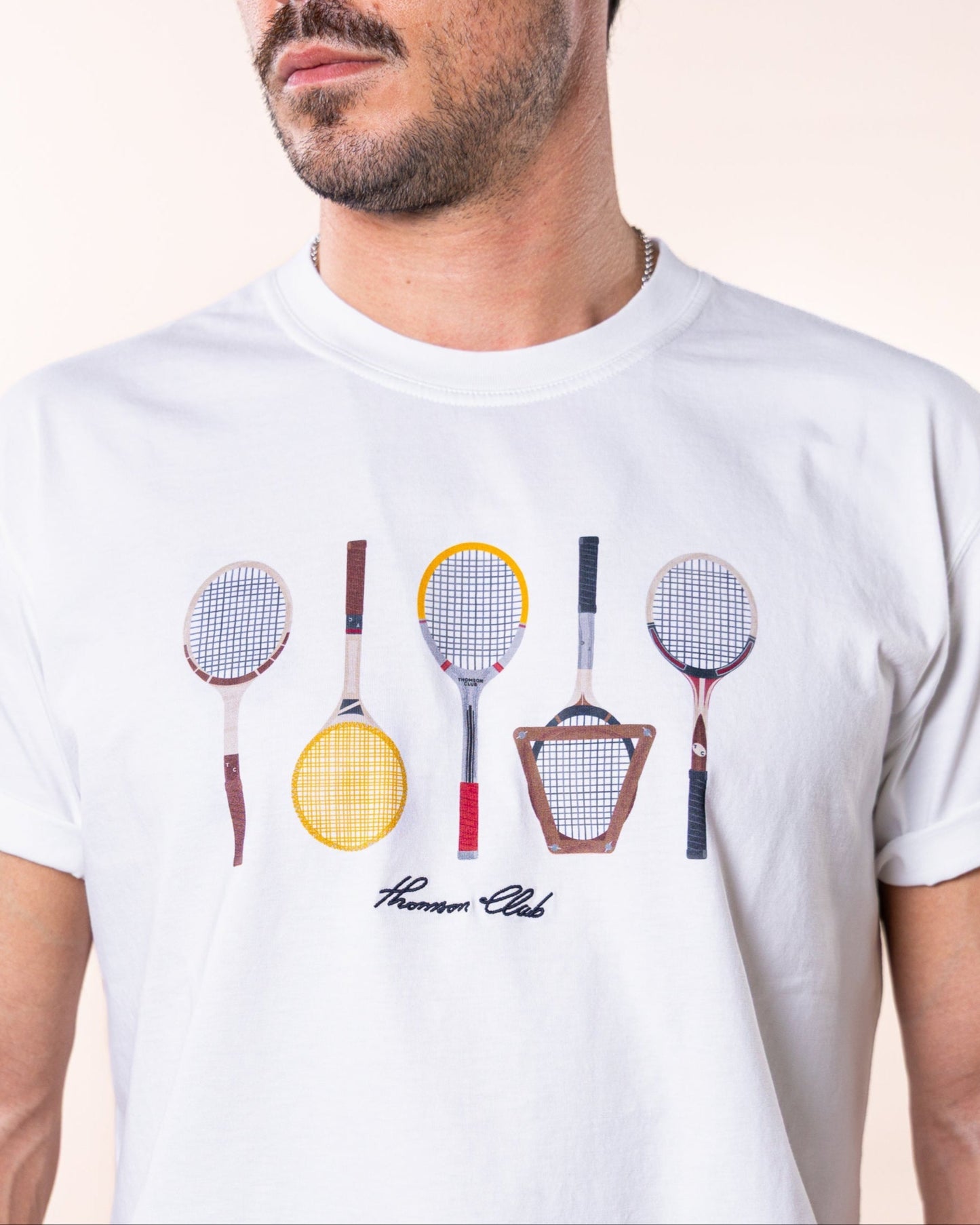 The Vintage Rackets T-Shirt - White