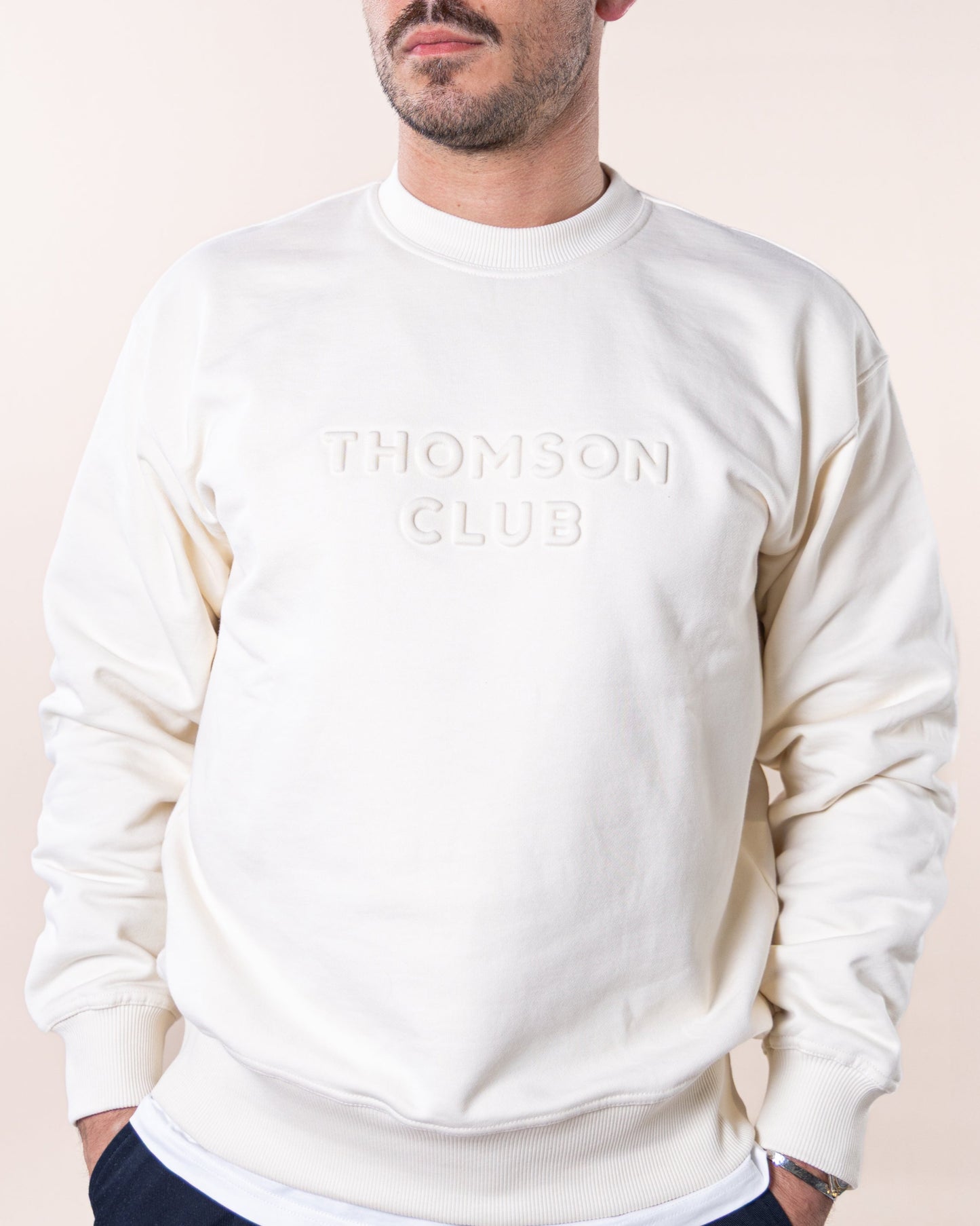 The Logo Box Sweat - Ivory