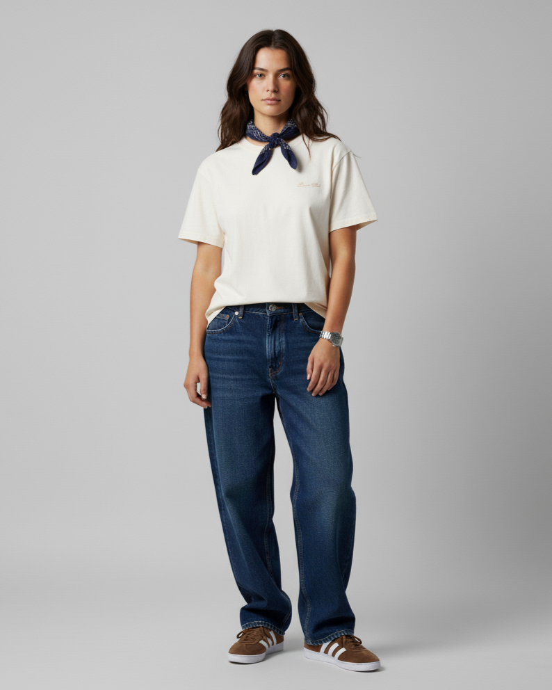 The Signature T-Shirt - Ivory.