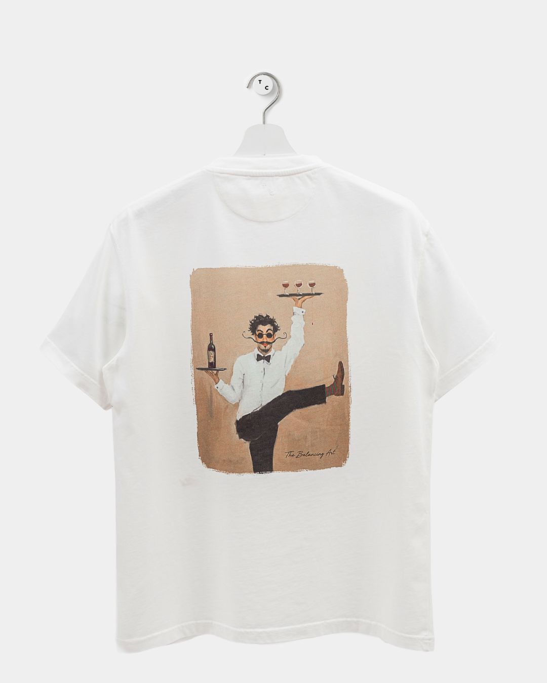 The Balancing Art T-shirt – Cream White