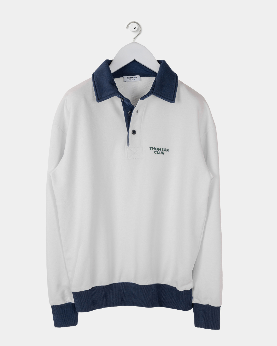 The TC Rugby Polo - Cloud White.