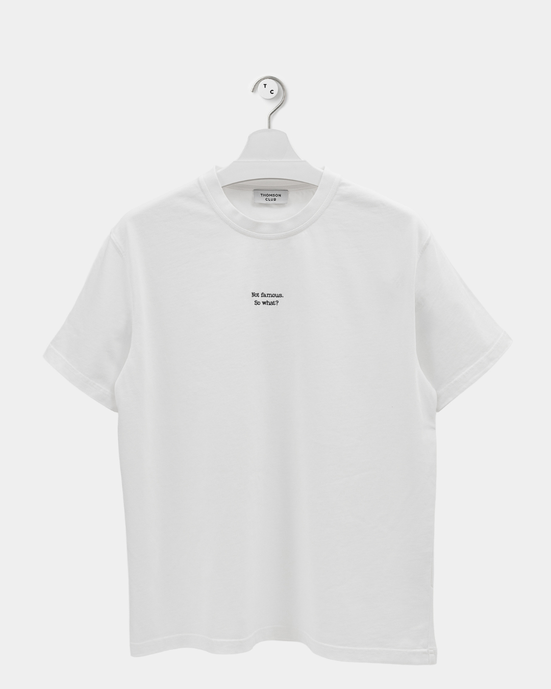 The "Not famous. So what?" T-shirt - Off-White