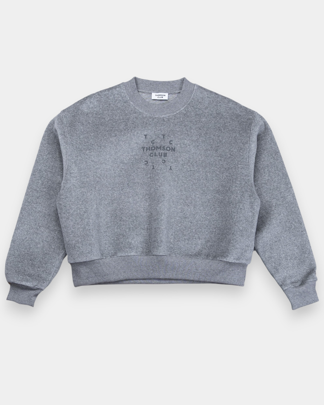 Velvet Sweatshirt Grey
