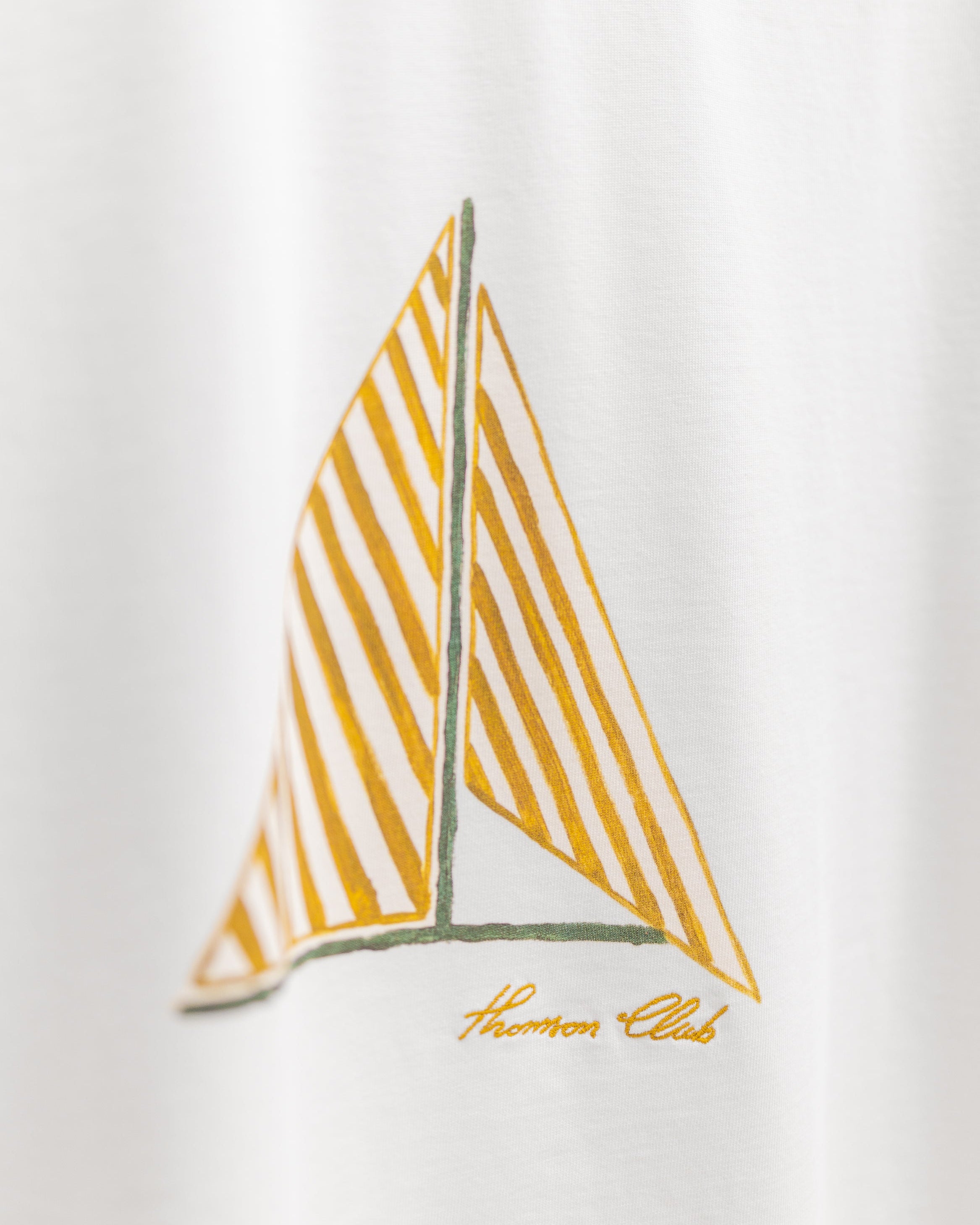The Sailboat T-shirt - Cream White.