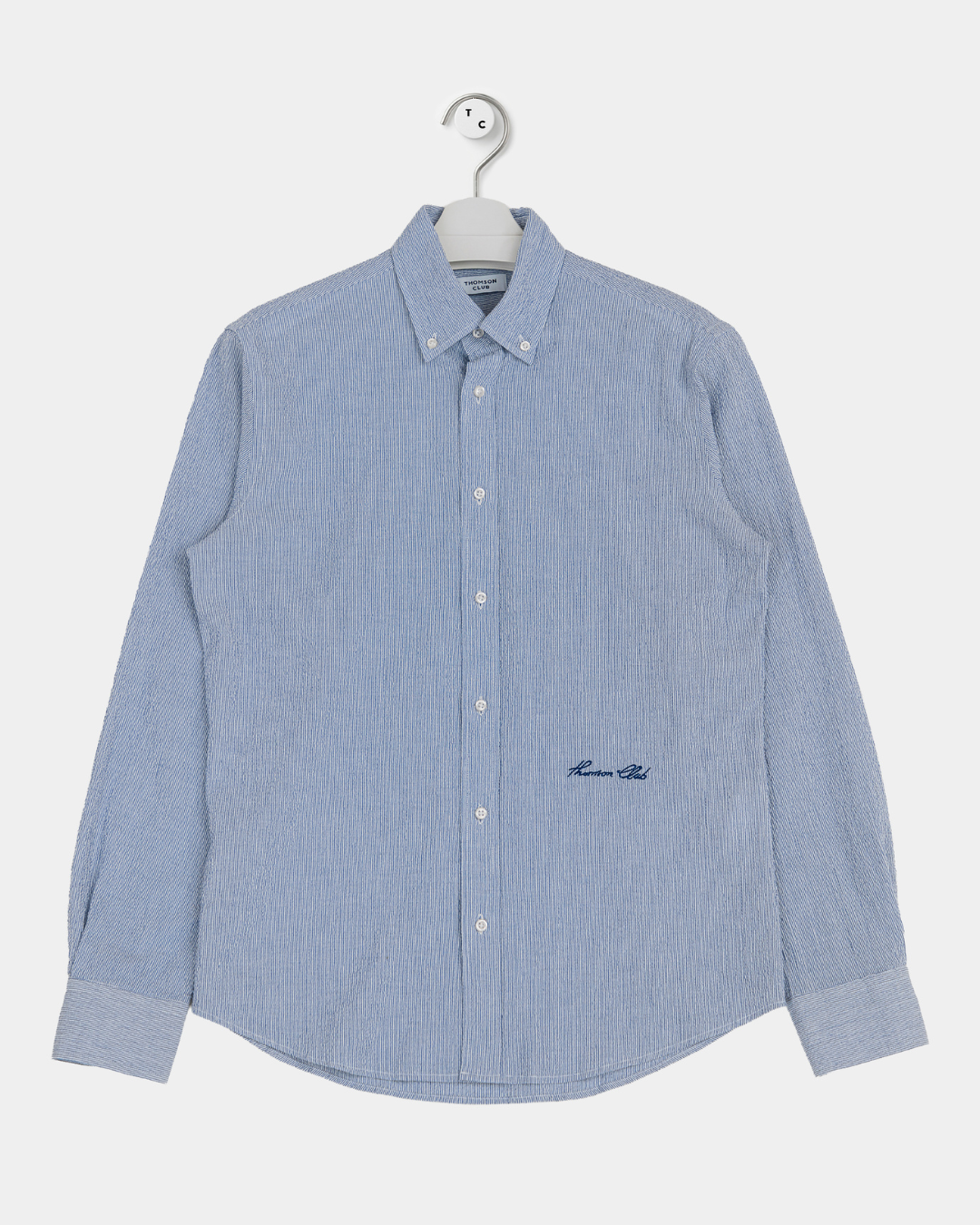 The Seersucker Shirt - Blue Stripes