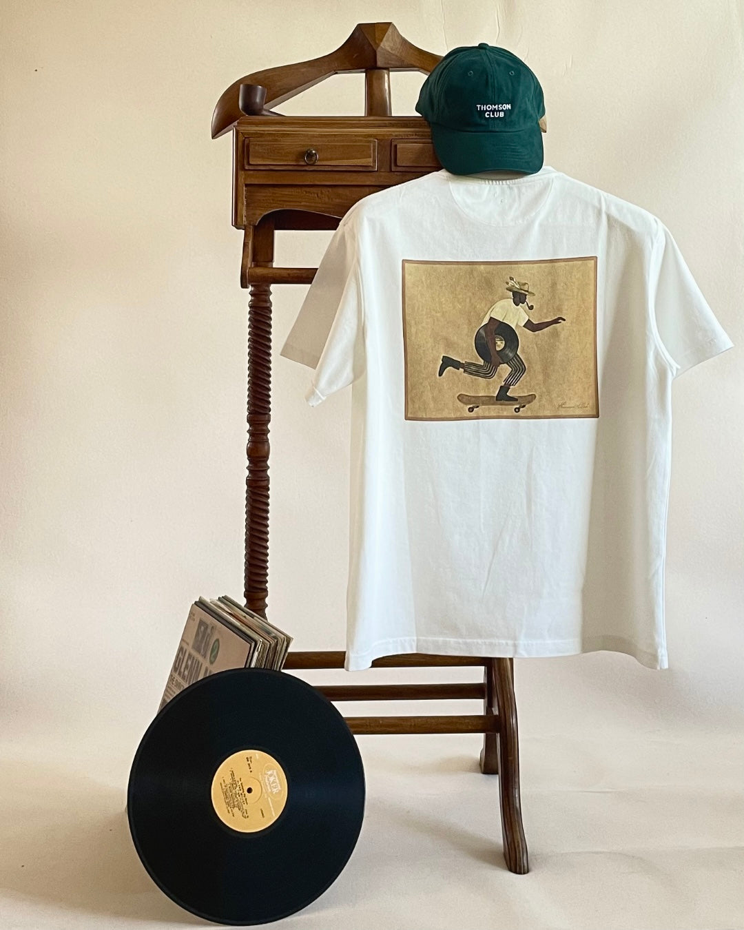 The Analog Cruiser T-Shirt – Cream White