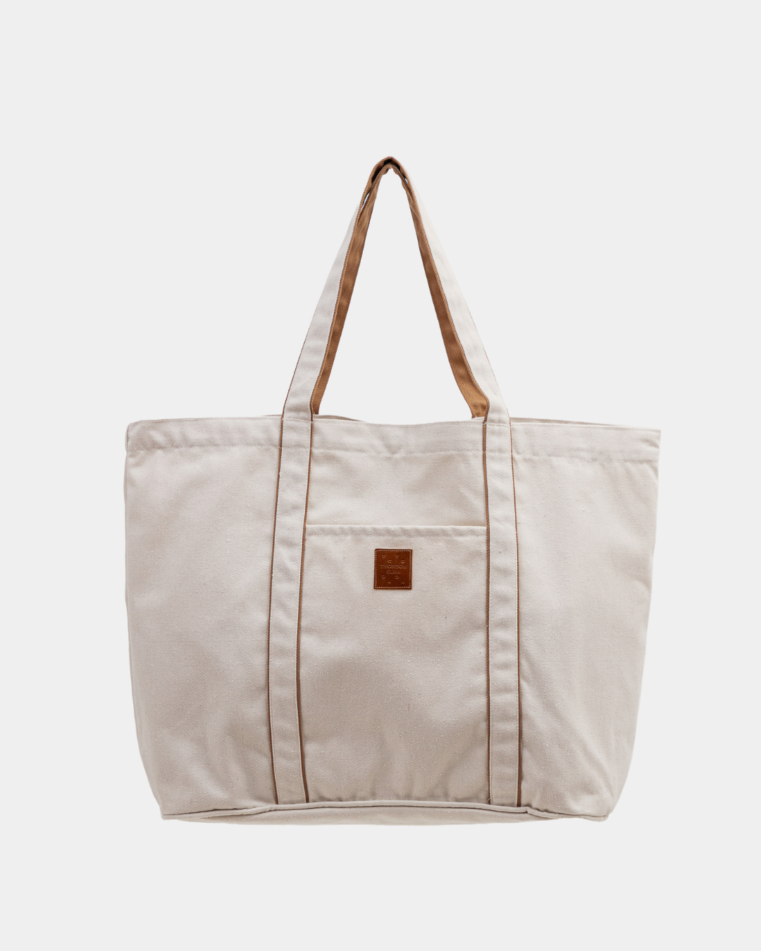 The Daily Tote - Ecru-Camel