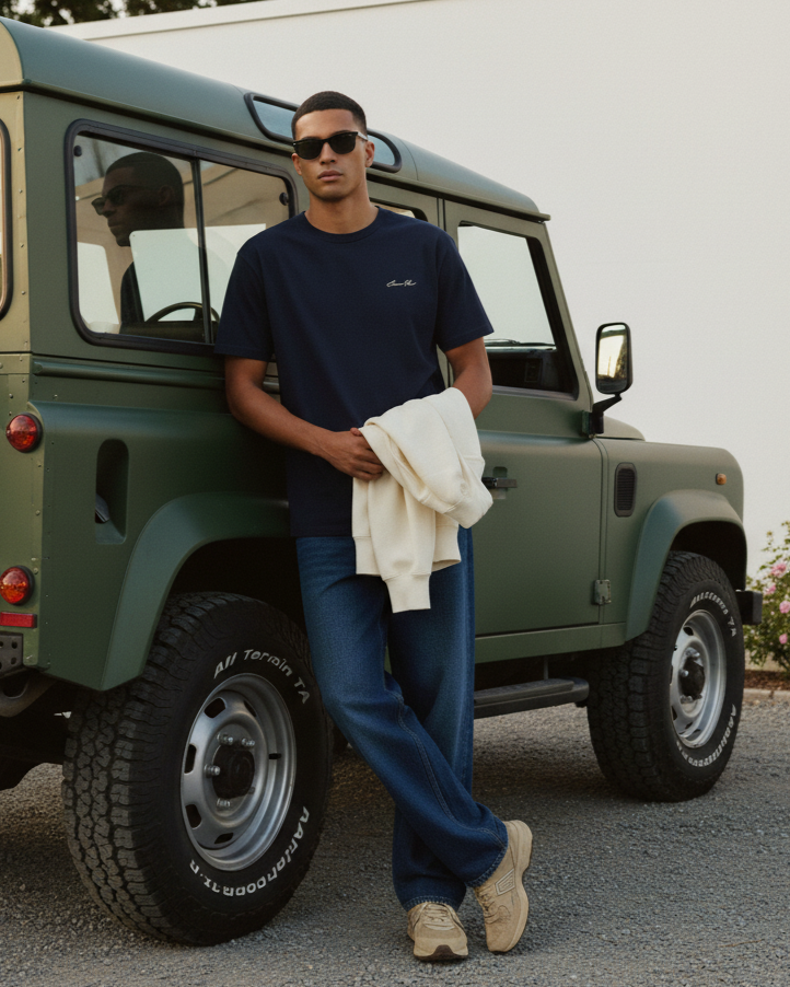 The Signature T-Shirt - Blue Navy