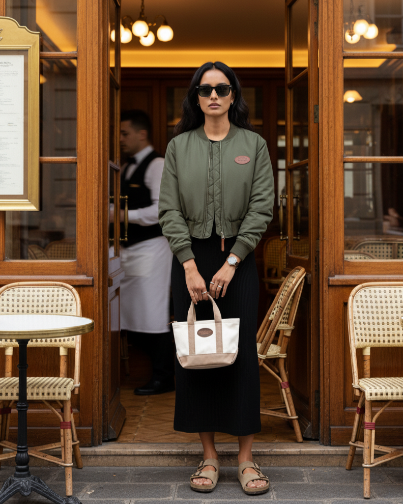 The TC Bomber Jacket - Khaki.