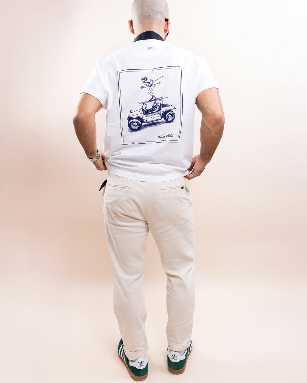 Jersey de 200g em algodão orgânico, durabilidade e toque suave à prova de aventuras.