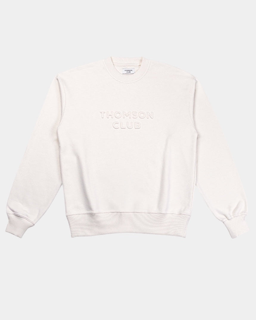 The Logo Box Sweat - Ivory.