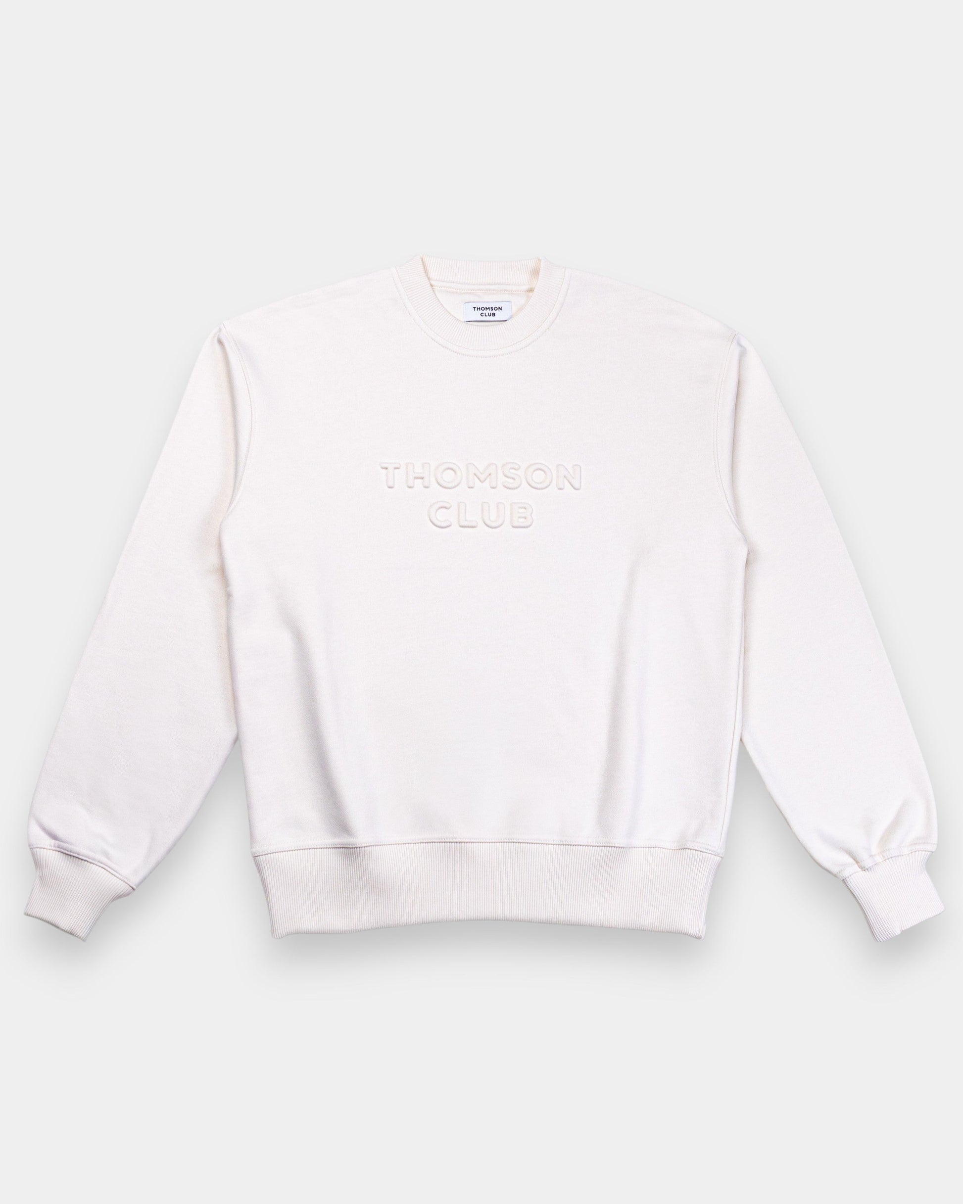The Logo Box Sweat - Ivory.