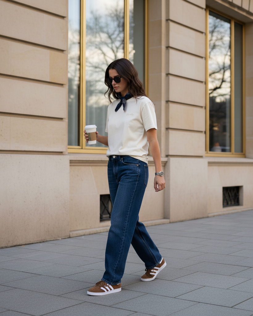 The Signature T-Shirt - Ivory.