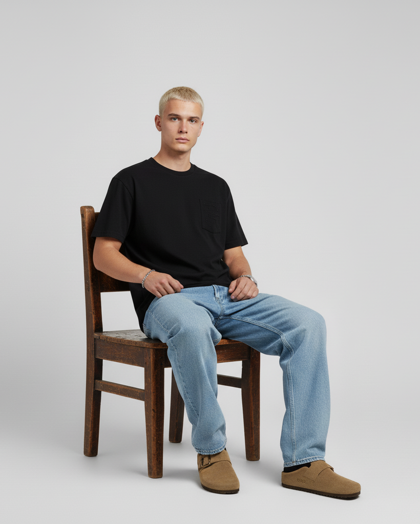 The Special Pocket T-Shirt - Black