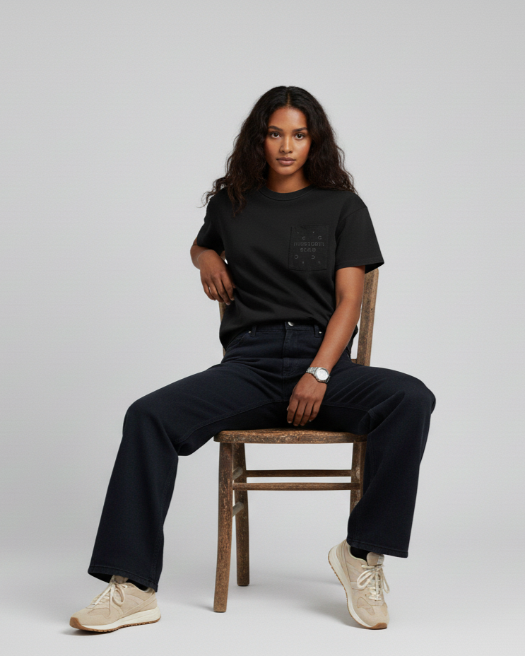 The Special Pocket T-Shirt - Black