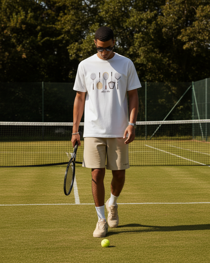 The Vintage Rackets T-Shirt - White