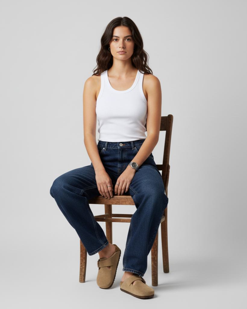 The TC Tank Top - White.