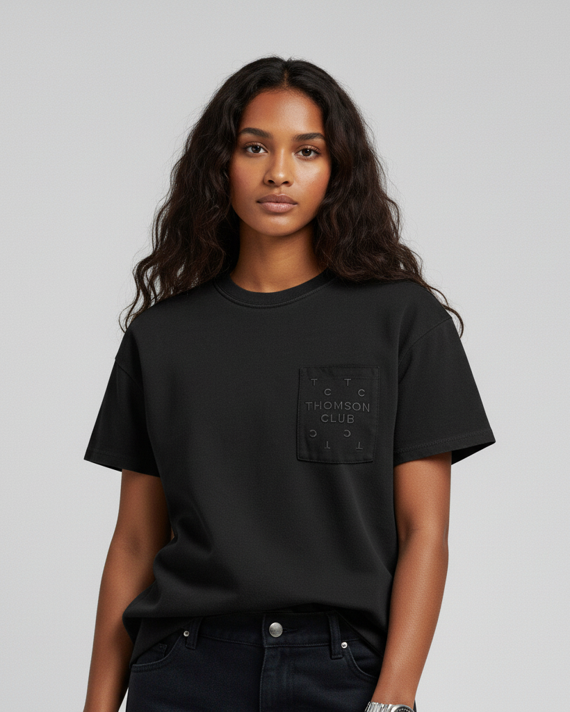 The Special Pocket T-Shirt - Black.