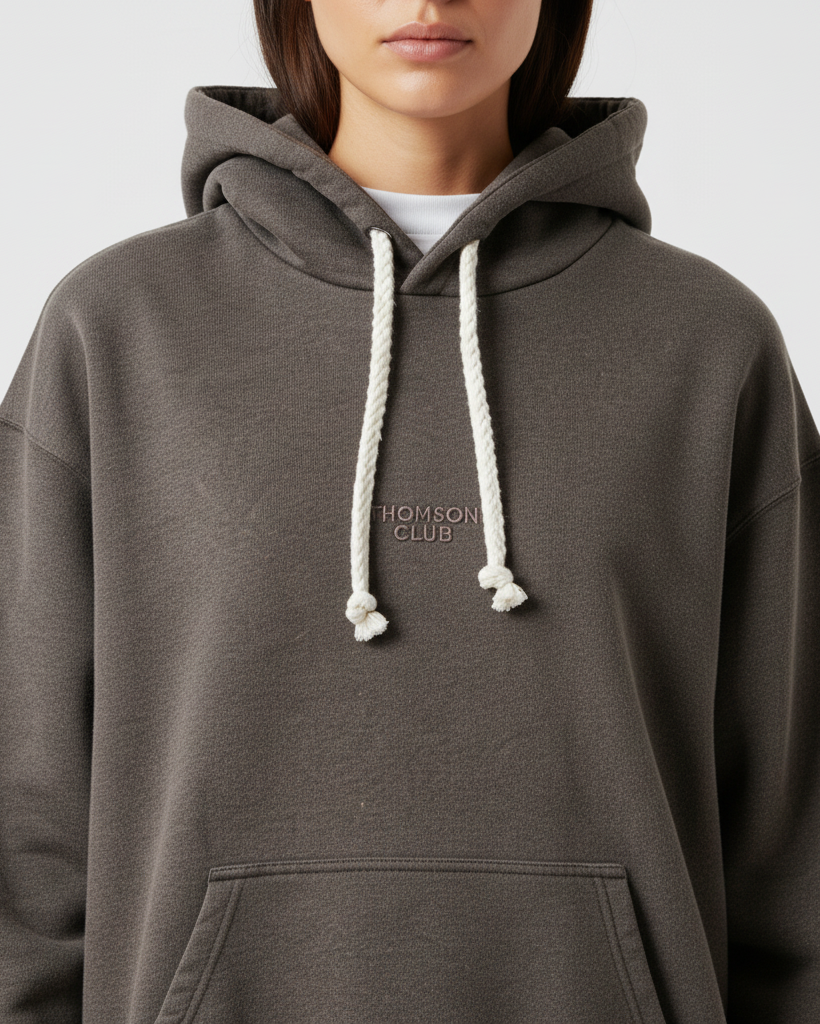 The TC Hoodie - Brown Marl.