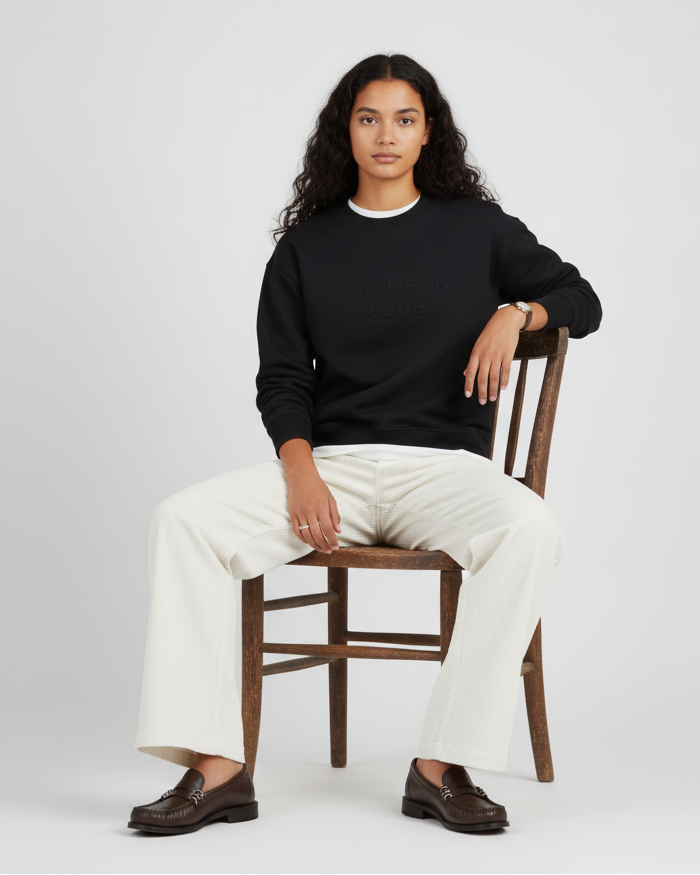 The Signature Cordury Pants - Ivory.