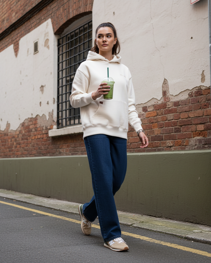 Heavyweight Signature Hoodie Ivory