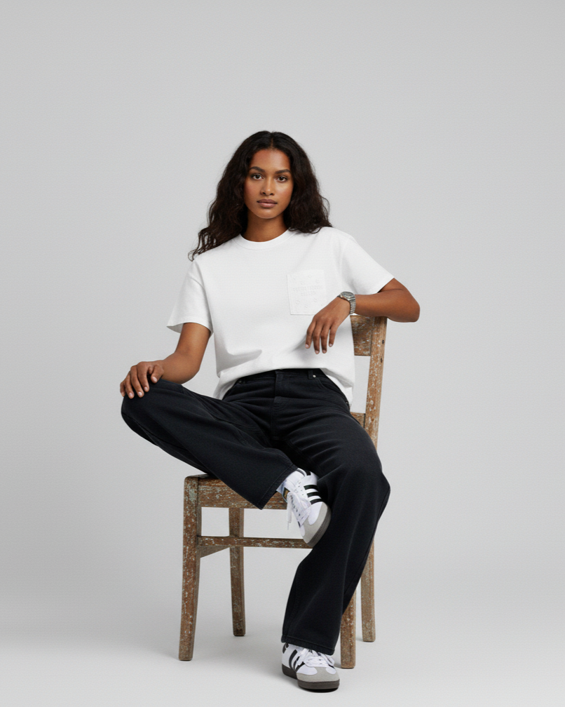 The Special Pocket T-Shirt - White.