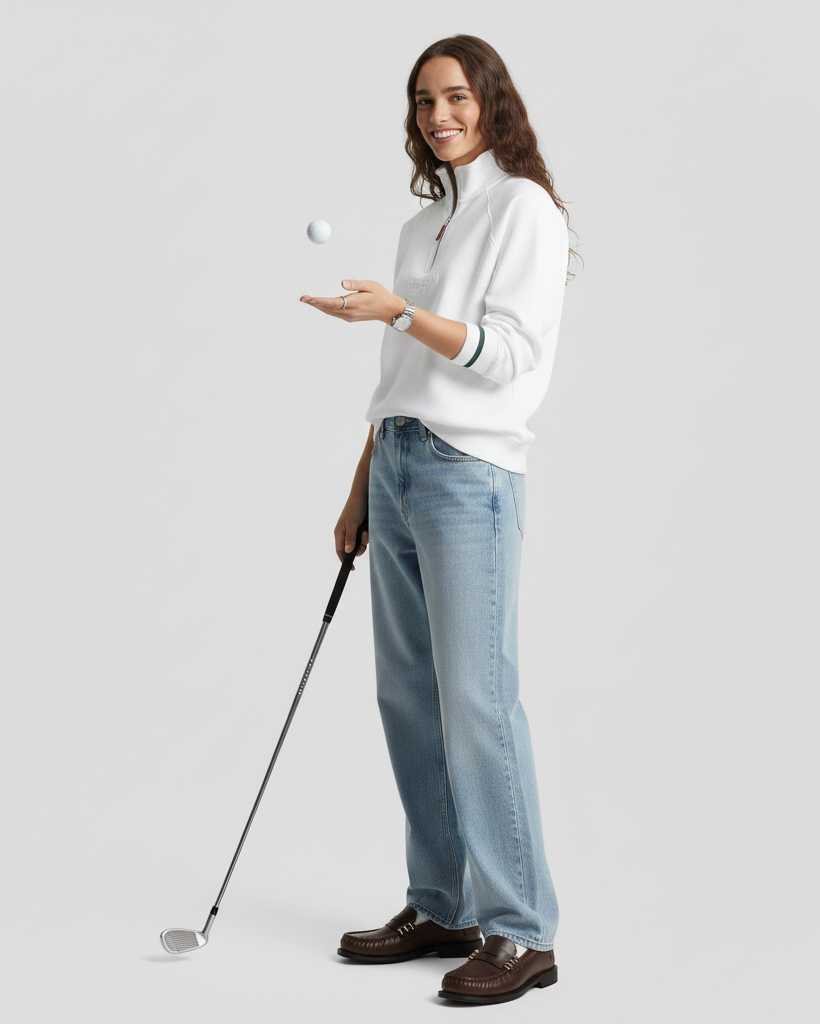 The TC Quarter-Zip - Off-White.