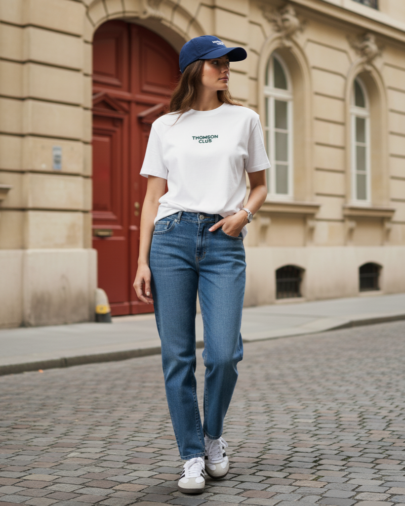Embossed Logo T-Shirt White