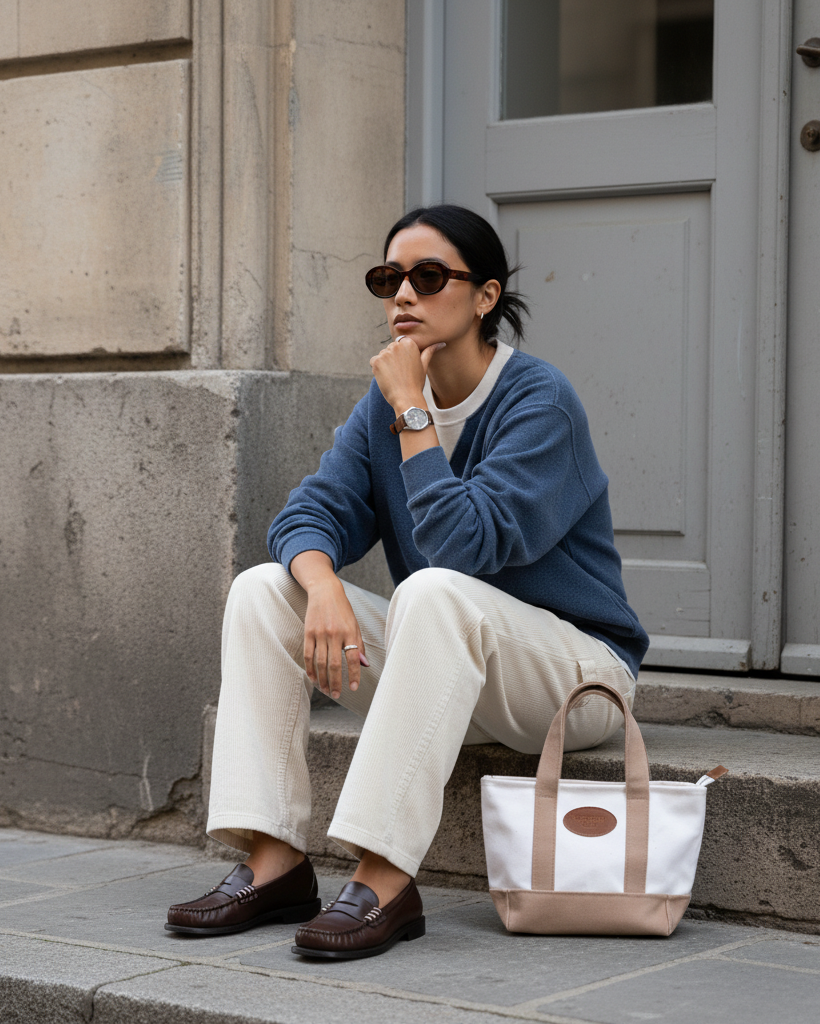 The "Je ne sais quoi" Sweat - Blue Marl.