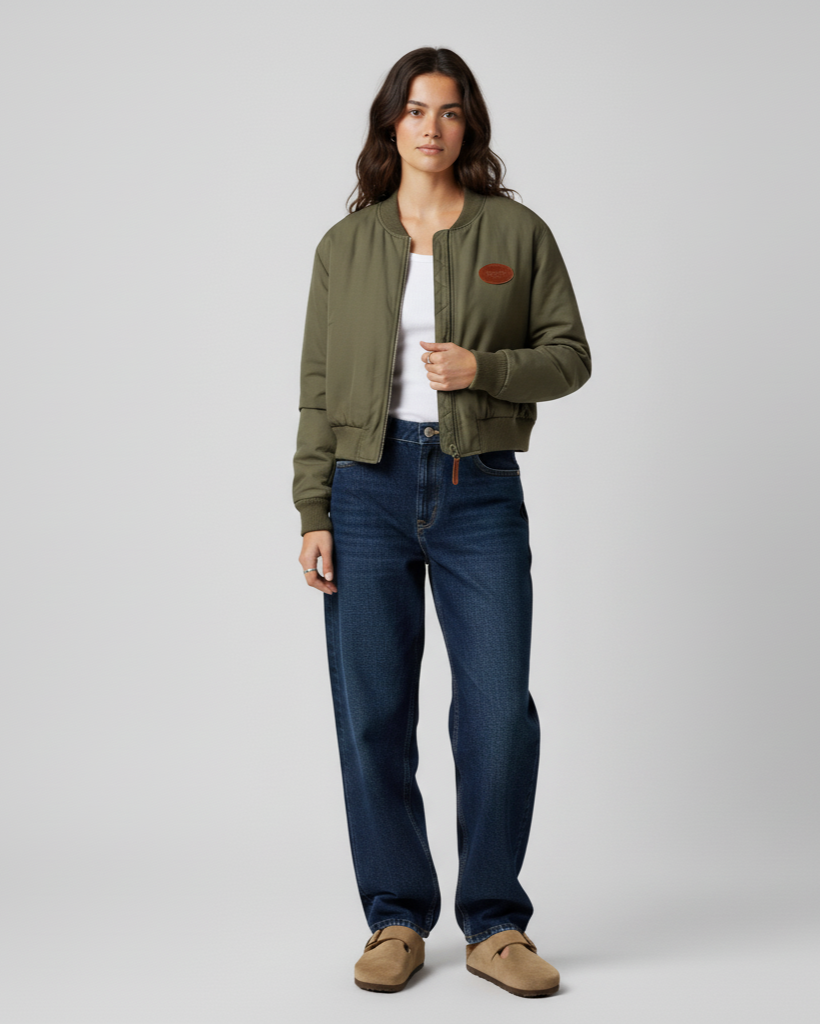 The TC Bomber Jacket - Khaki.