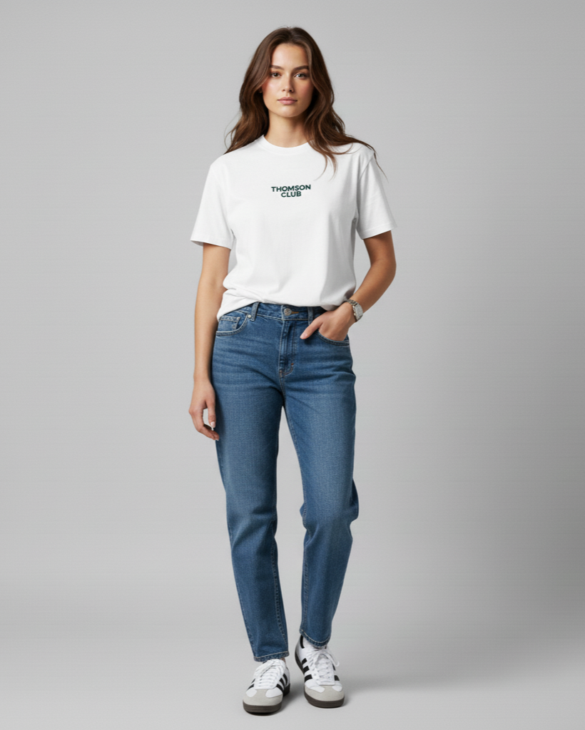 Embossed Logo T-Shirt White