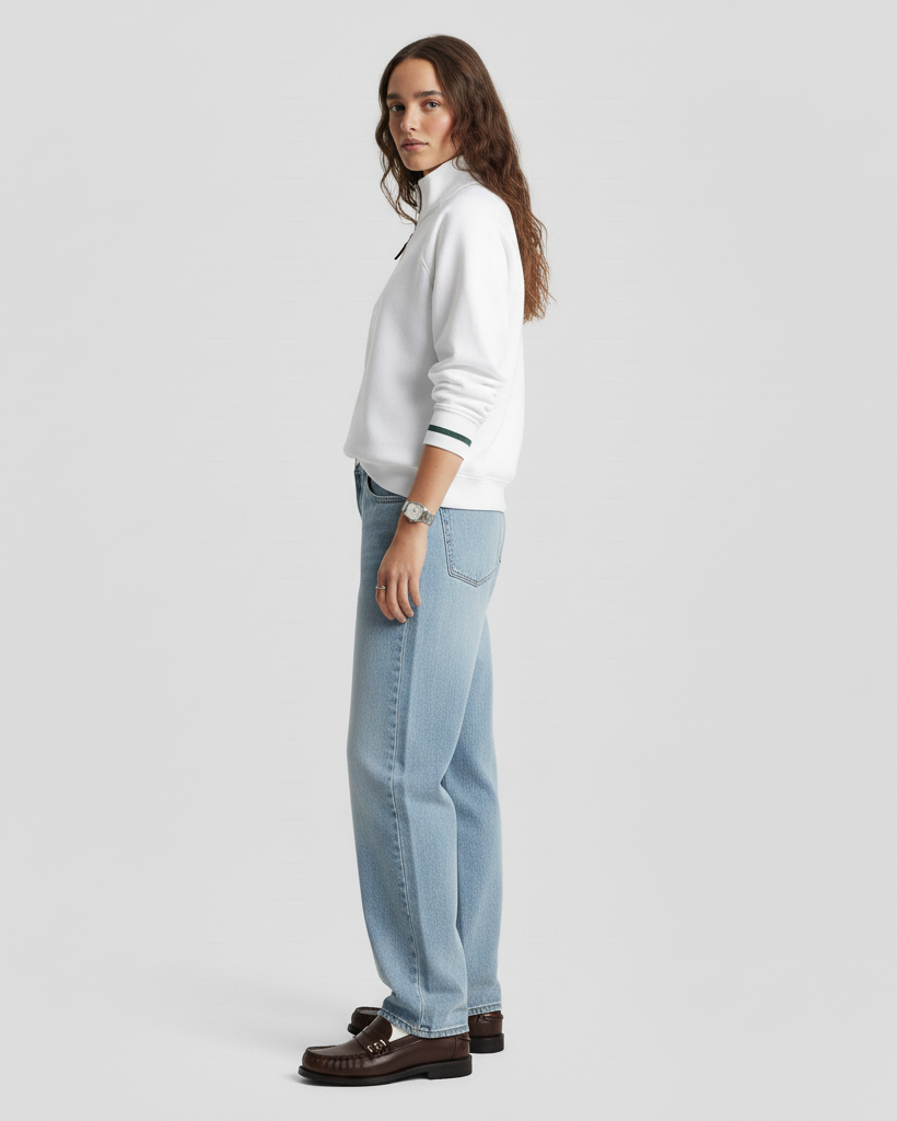 The TC Quarter-Zip - Off-White.