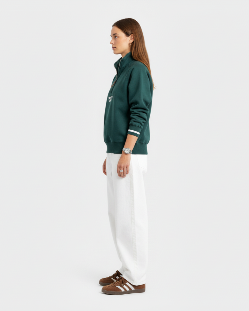 The TC Quarter-Zip - Green.