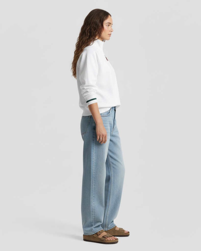 The TC Quarter-Zip - Off-White.