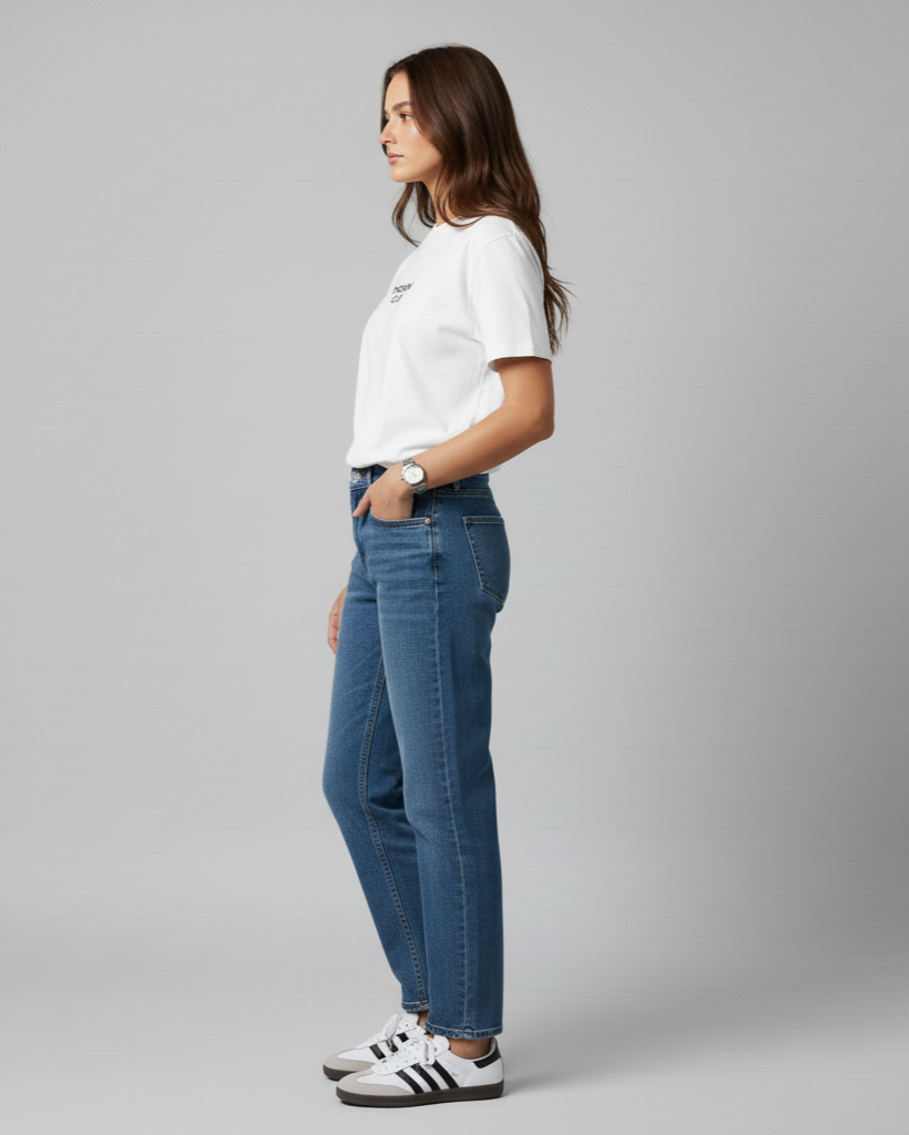 Embossed Logo T-Shirt White
