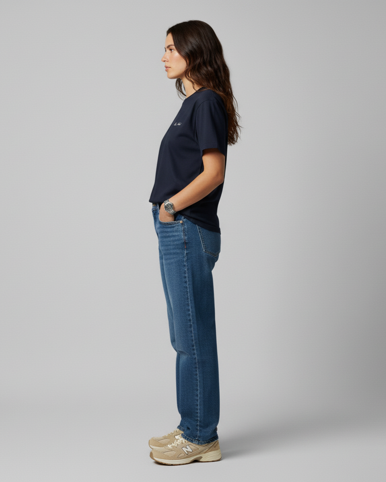 The Signature T-Shirt - Blue Navy.