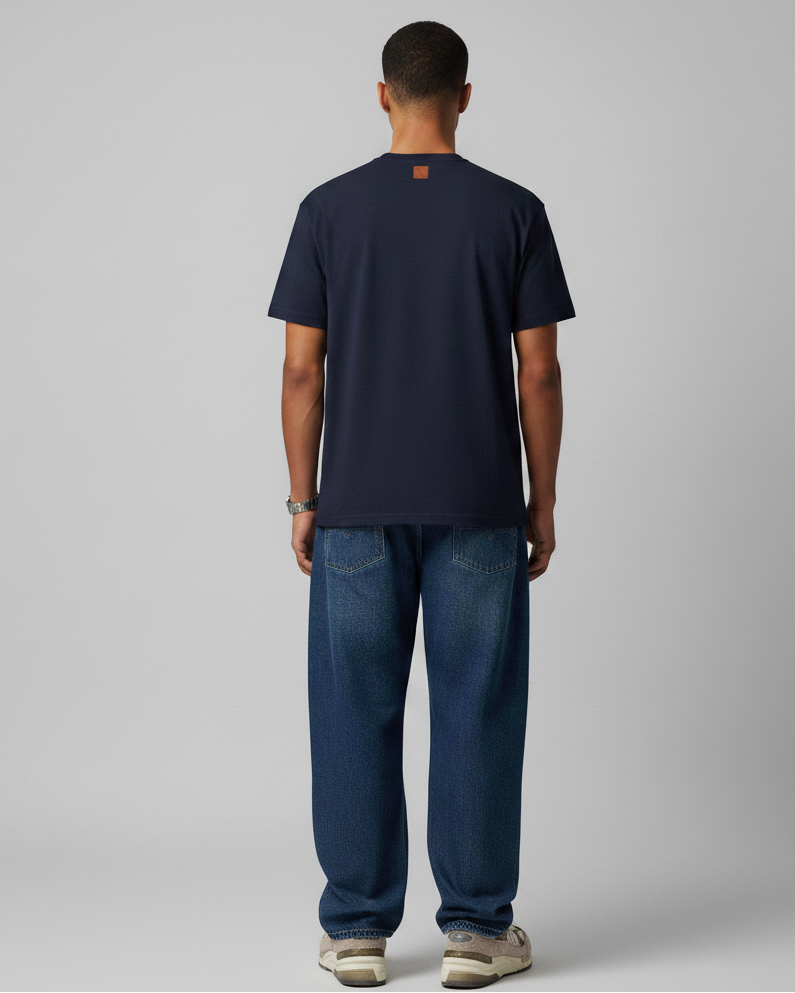 The Signature T-Shirt - Blue Navy