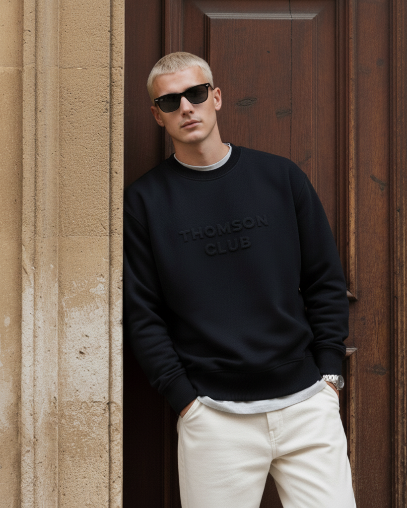 The Logo Box Sweat - Black